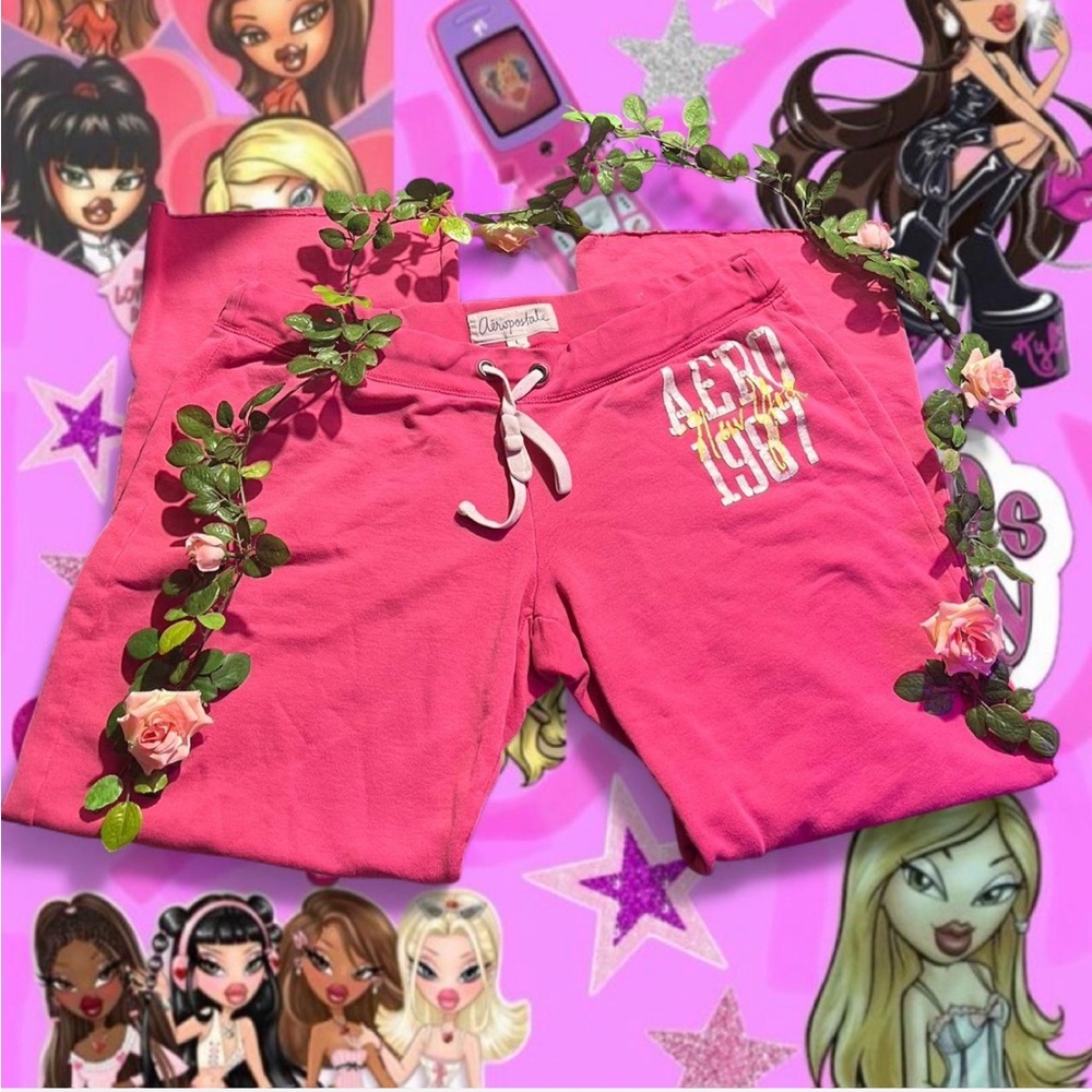 Aeropostale Pink Graphic Tee